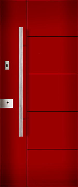 rivestimento porta blindata milano rosso